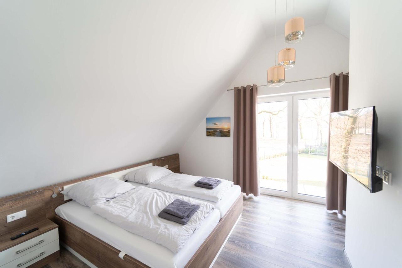 Ferienhaus Seeblick Am Harkebruegger See Mit Sauna Und Kamin Barssel  Exterior photo